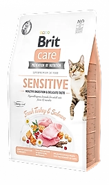 BRIT CARE SENSITIVE 2KG (Somon Balıklı - Hassas, Sağlıklı Sindirim & Narin Lezzet)